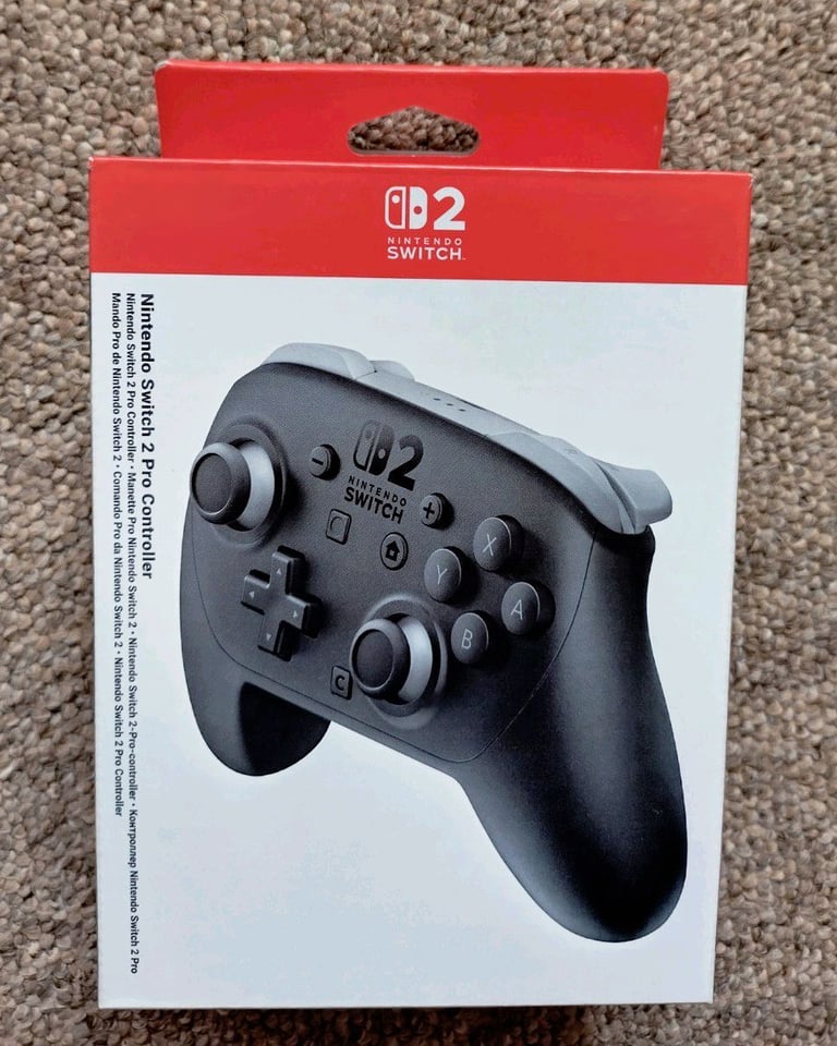 NEW Official Nintendo Switch 2 Pro Controller Gamepad Game Pad Wireless Black - Brand New