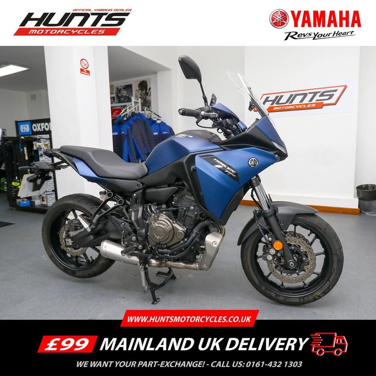 2022, '22 reg. Yamaha Tracer 7 ABS. ONLY 5,650 MILES. Heated Grips. £7,395