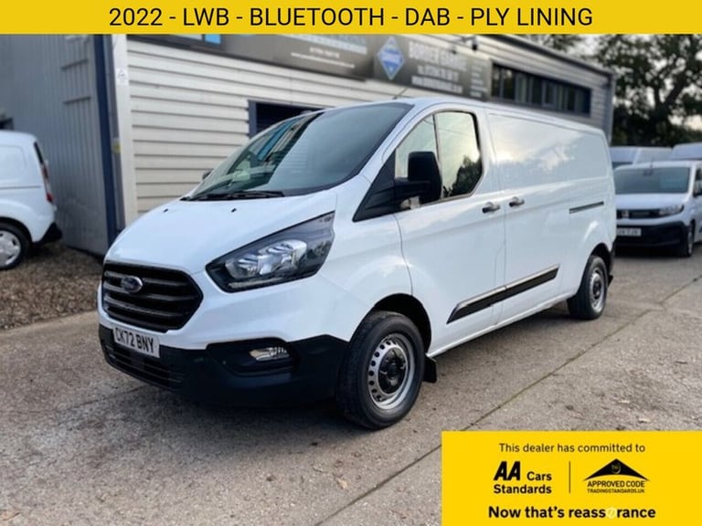 2022 Ford Transit Custom 300 EcoBlue Leader Panel Van Diesel Manual