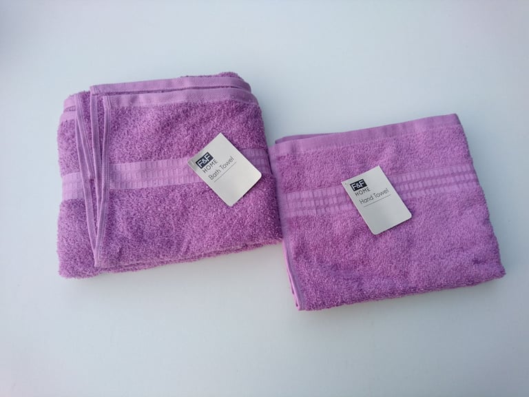 New Bath Towel and Hand Towel