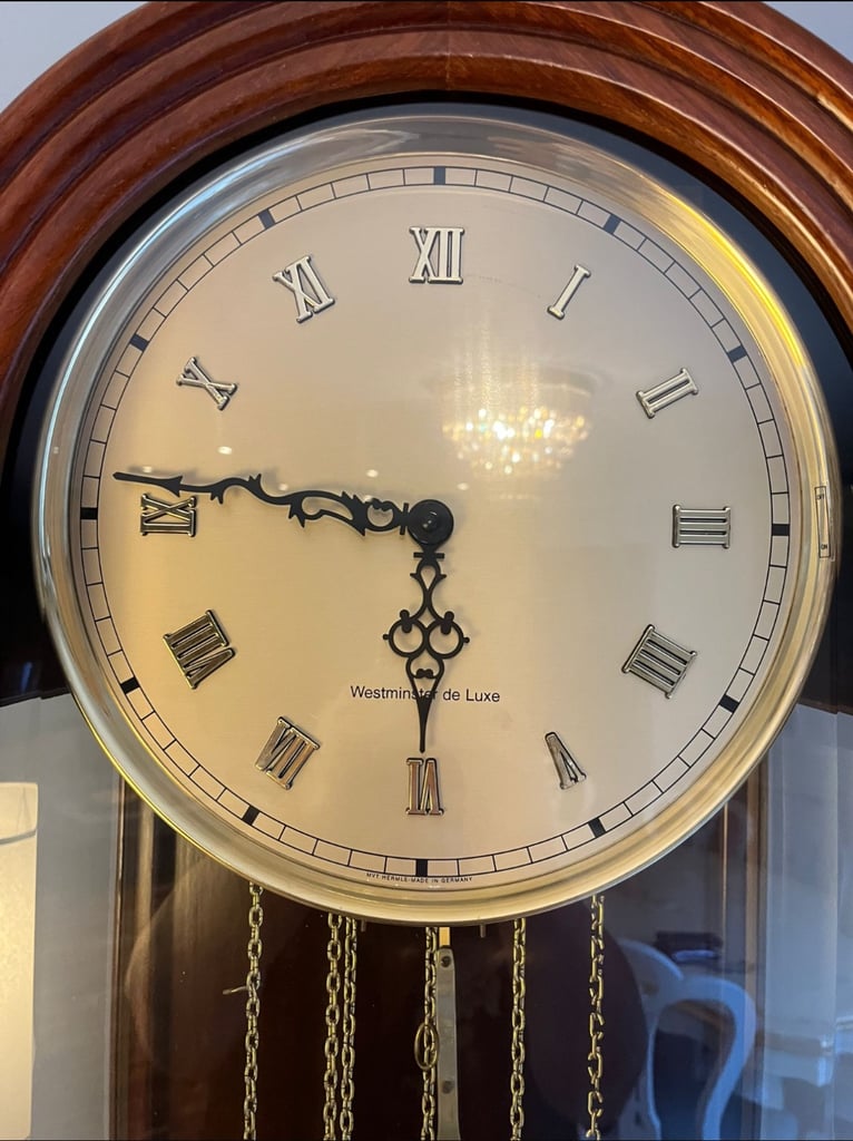 Hermle Uhren Art Art Deco Grandfather Clock