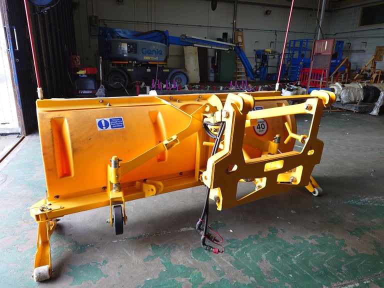 2017 Econ Snow Plough For Truck Telehandler Tractor c/w storage frame