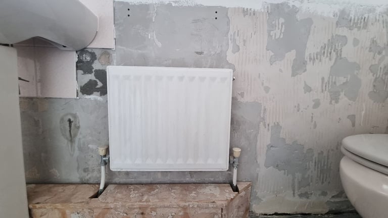image for White small radiator
