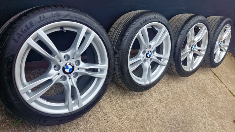 Genuine BMW 400M 18" Alloy Wheels 3 4 1 Series M Sport F30 F31 F32