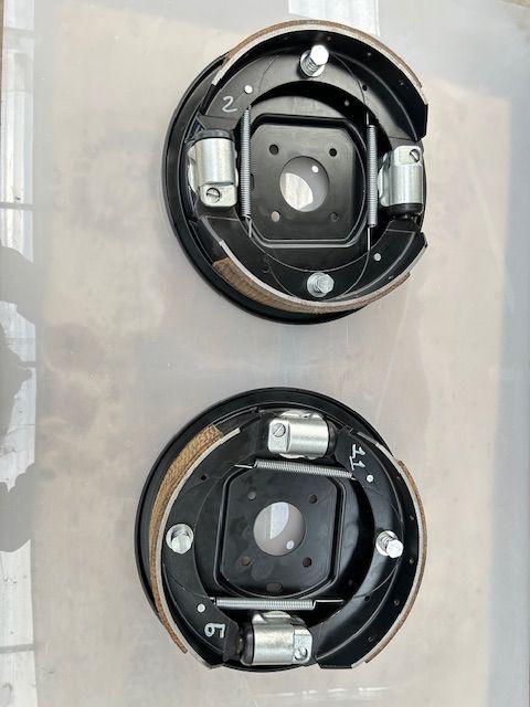 Front drum brakes Maserati 3500 GT