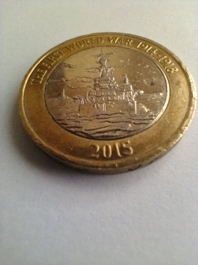 image for 2015 £2 'FIRST WORLD WAR - ROYAL NAVY' COIN 