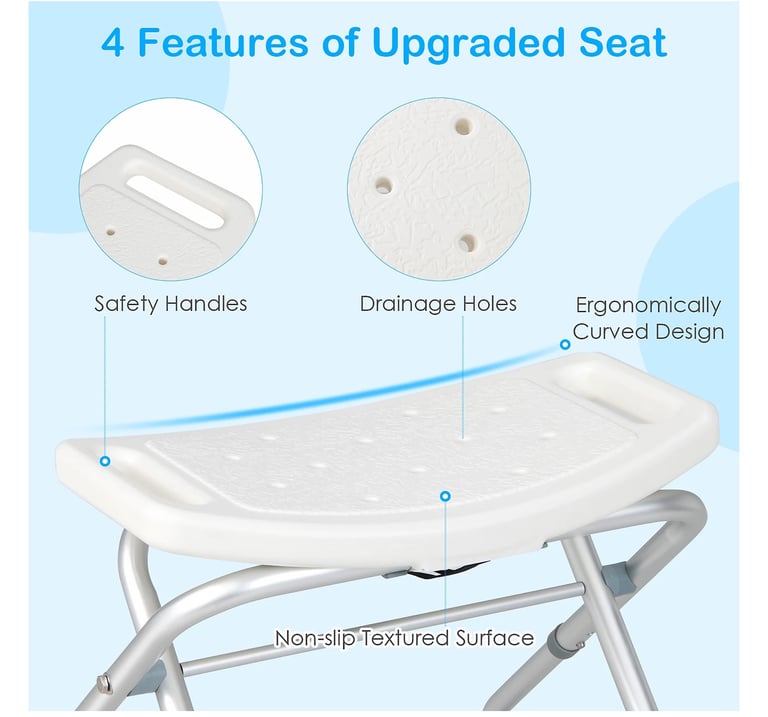 Costway folding shower/ bath stool