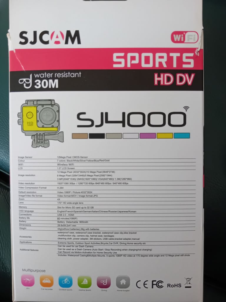 SJCam 4000 Sports Camera
