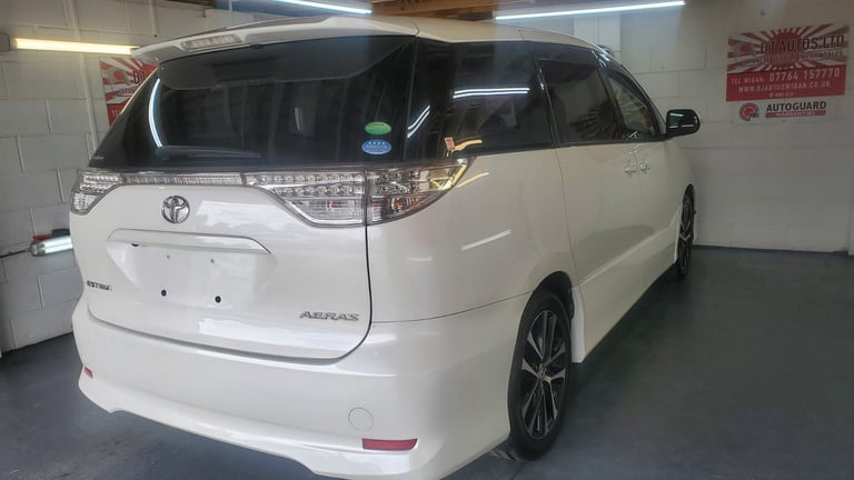 toyota toyota estima 2.4 automatic in white fresh japanese import 2012 