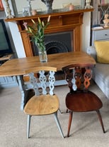 5 Ercol Fleur de Lys Vintage Dining Chairs