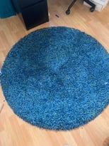 image for Round blue rug