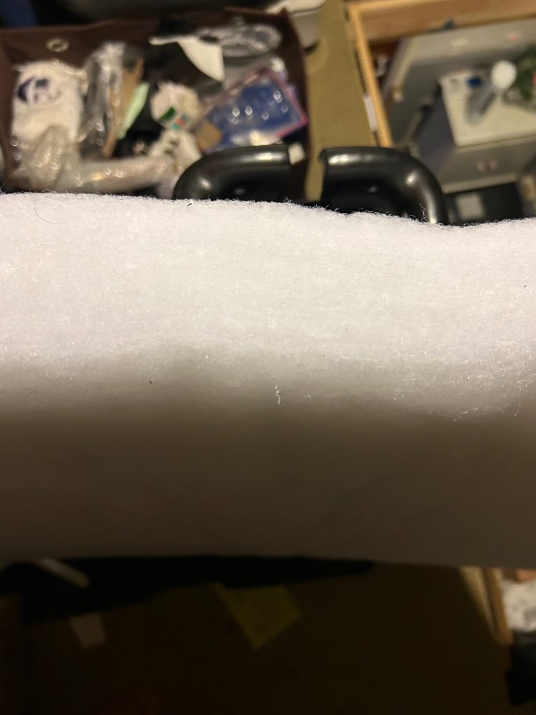 Navy unisex travel cot with luxury mattress