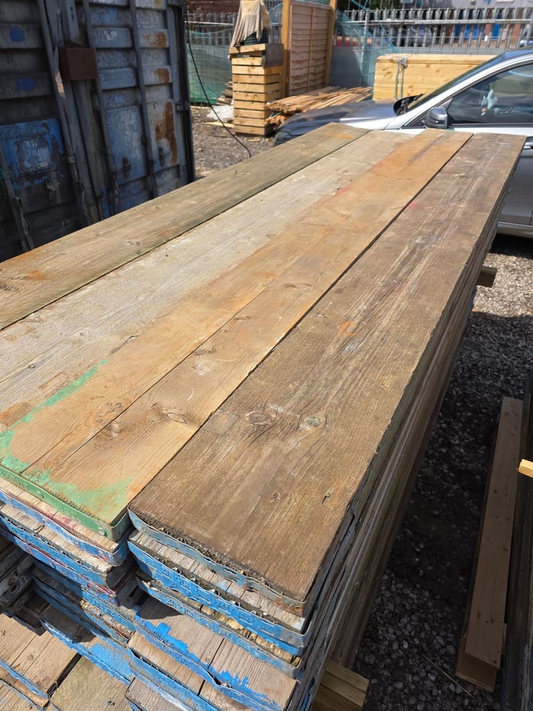 RECLAIMED TIMBER SCAFFOLDING BOARDS 