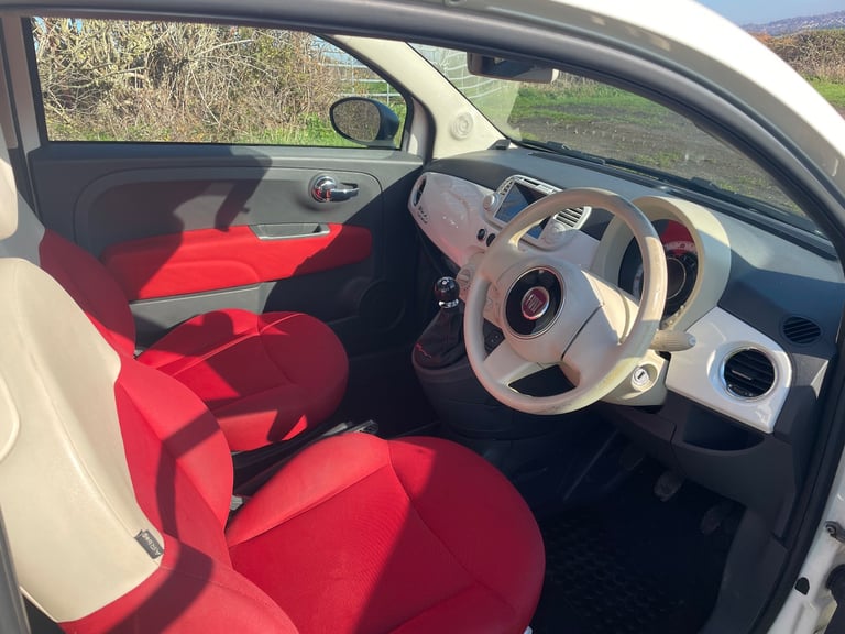 Fiat, 500, Hatchback, 2010, Manual, 1242 (cc), 3 doors