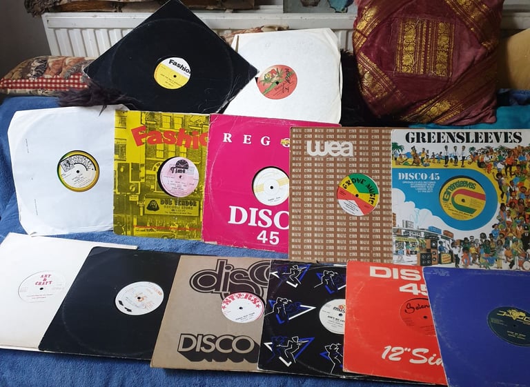 JOB-LOT REGGAE 12 inch SINGLES ,SEE ALL MY PHOTOS 