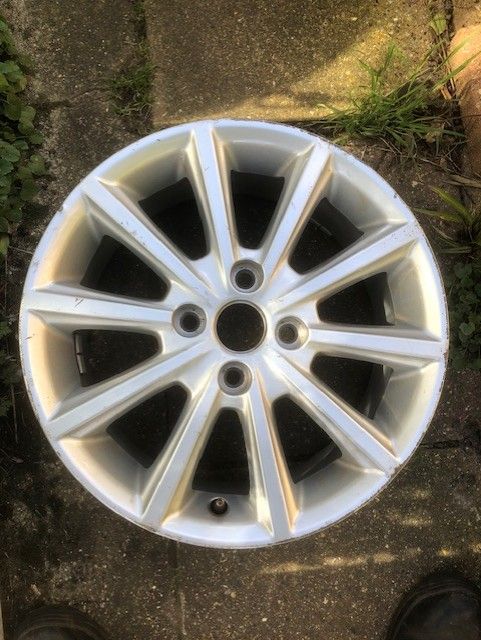Ford alloy wheel.
