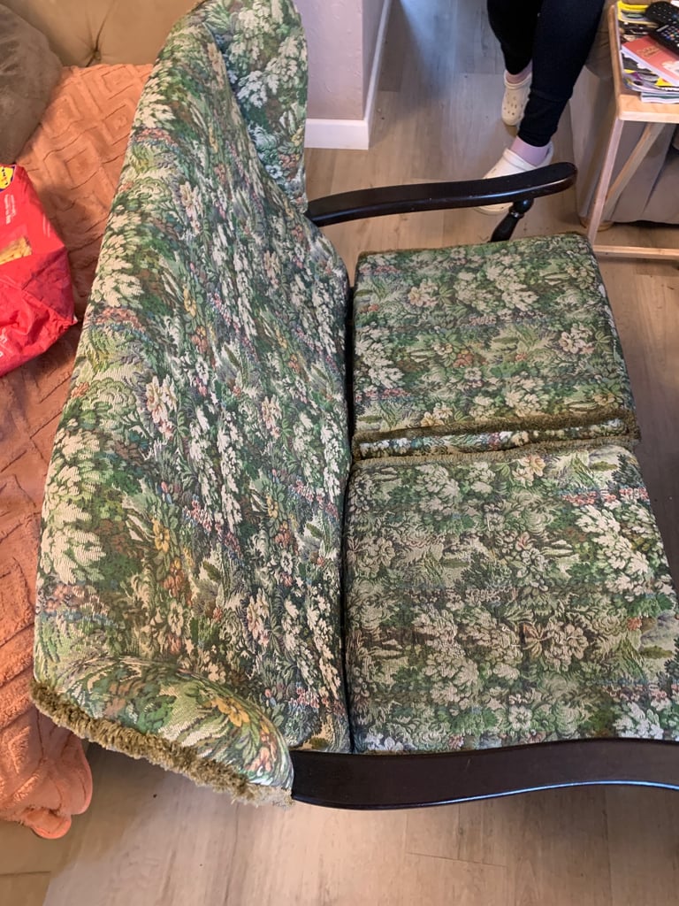 image for Floral Patterned Sofa and two chairs