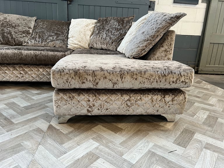 Sofology Crushed L shape sofa, FREE DELIVERY 