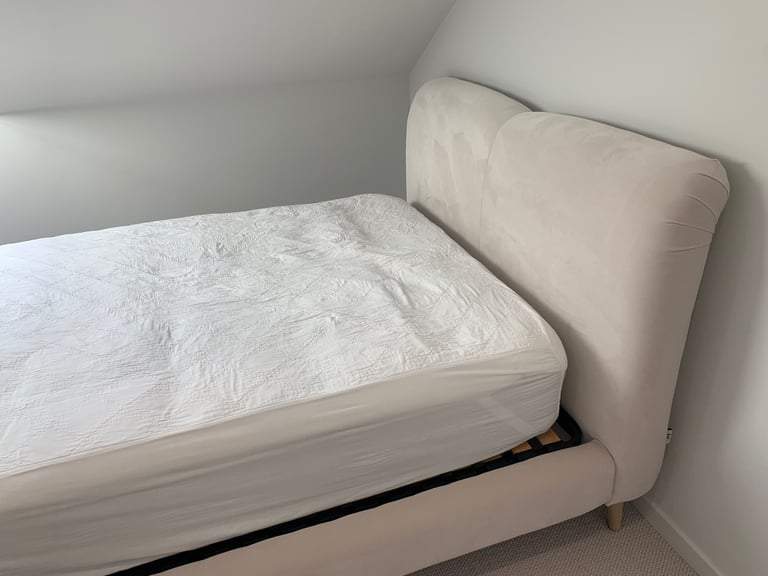 Beautiful Upholstered Double Bed