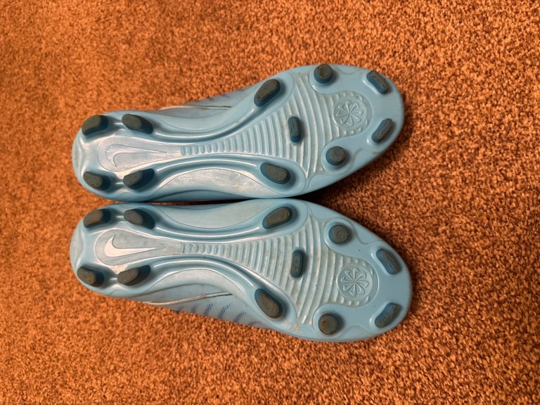 Blue football boots size 3.5