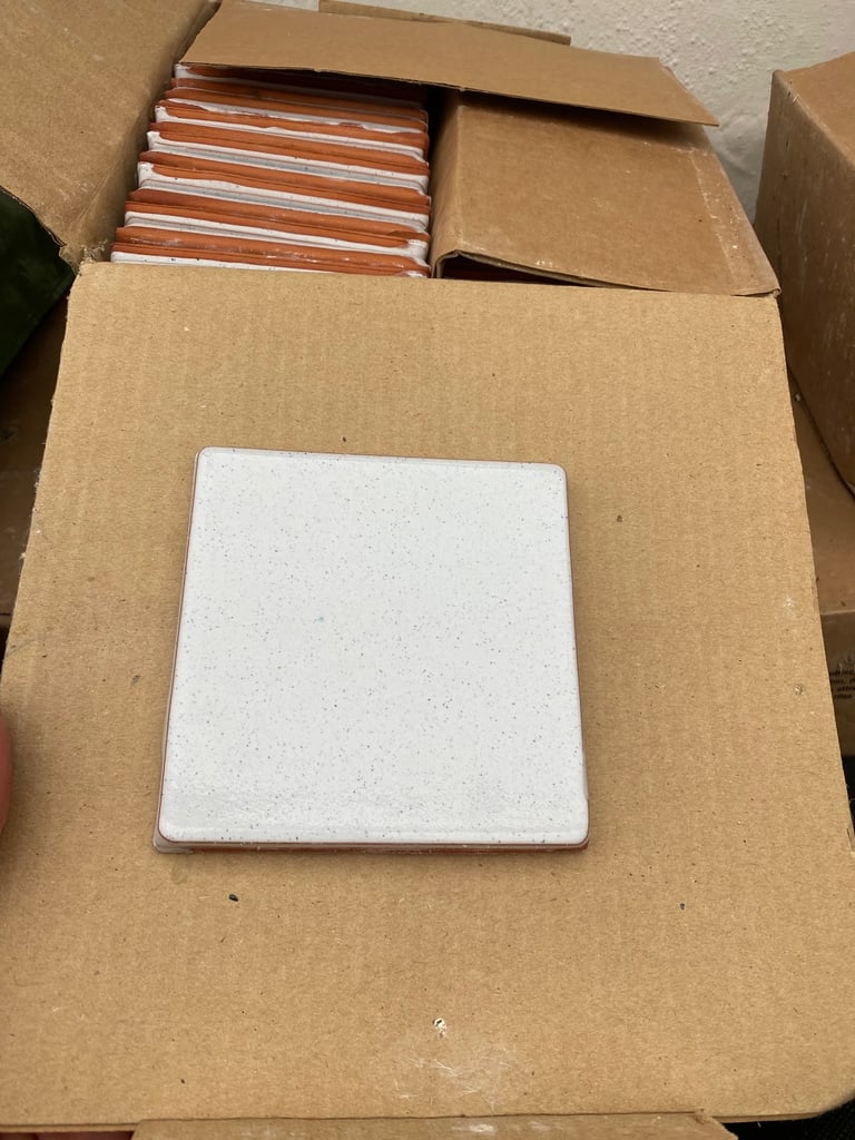 Terracotta glazed tiles