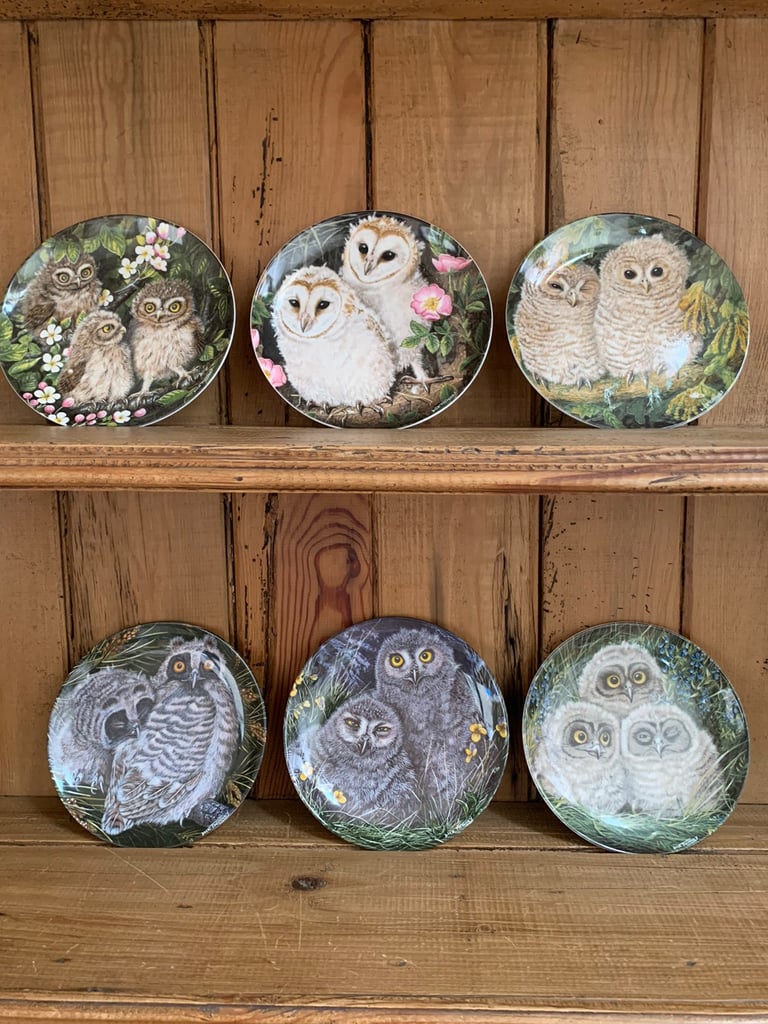 image for Wedgewood Collector’s Plates “The Baby Owls”