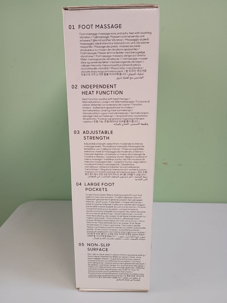 Sharper Image Foot Massager: Vibrating Massage with Heat