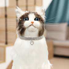 Pet Collar Diamond Elastic Cat And Dog Necklace Jewelry