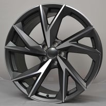 20" Gunmetal & Polished R8 Spider Style alloys 5x112 will fit Audi A4, A5, A6, A7 Etc