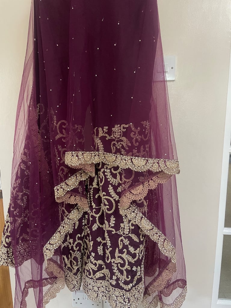 image for  Pakistani wedding dress sharara size 10 Indian 