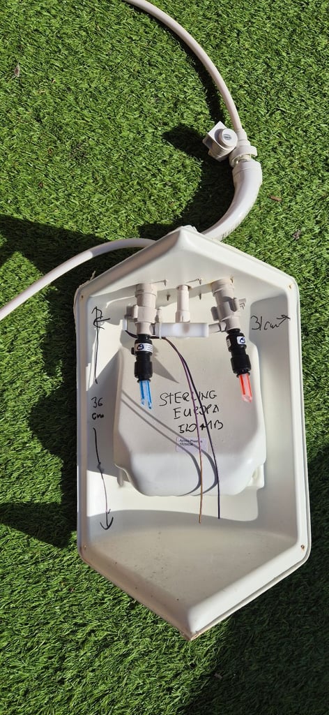 Shower / vanity unit for camper caravan motorhome boat.