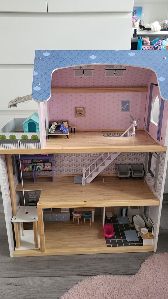 Doll wooden house