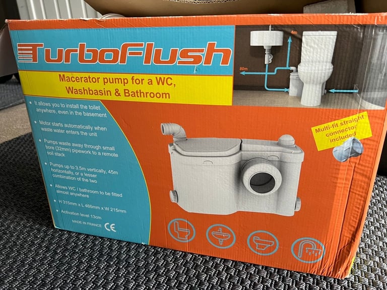 image for Macerator pump for bathroom, sink and toilet