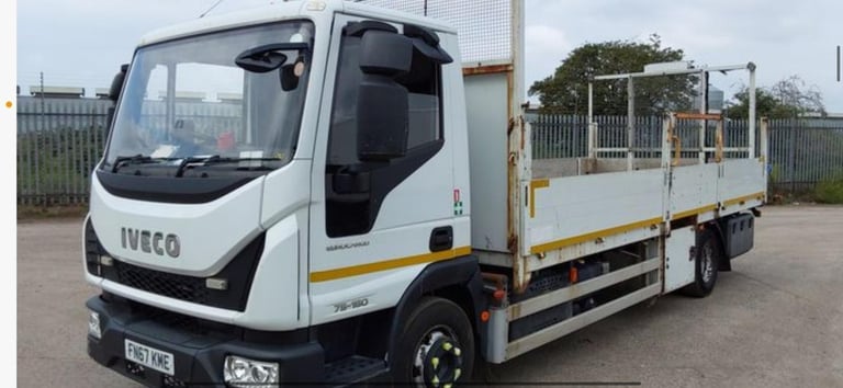 image for 2017 Iveco Eurocargo 7.5 ton Dropside traffic management body scaffolding