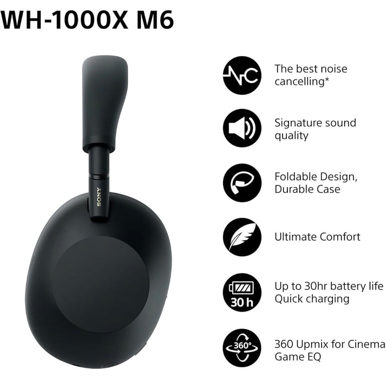 Sony XM6 Noise Cancelling Headphones