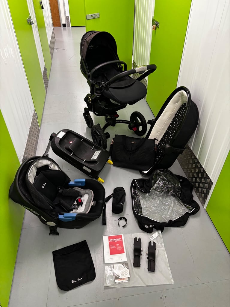 image for SilverCross Pram Buggie and Car Seat Set 