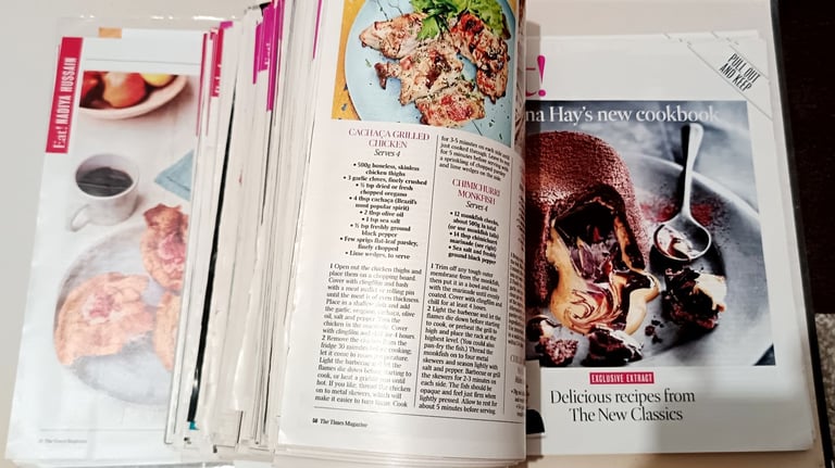 image for Collection of >4000 recipes plus two cook books