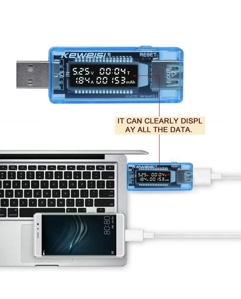 LCD USB Detector USB Volt Current Voltage Doctor Charger Capacity Pow