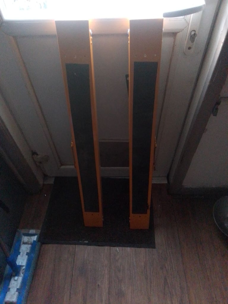 image for 2 folding metal benches
