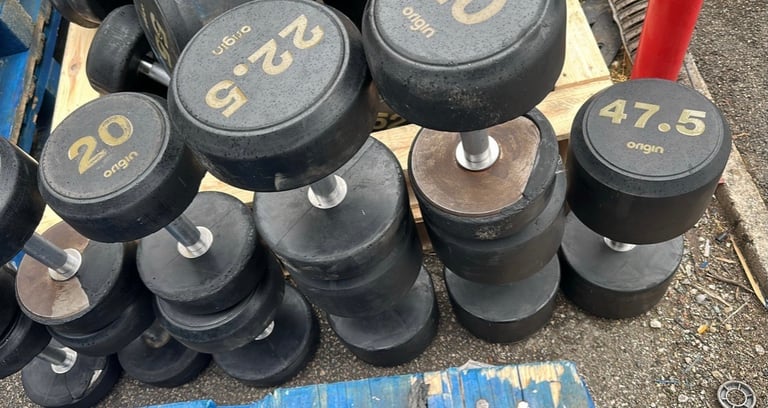 Exercise Equipment; treadmills, cross trainers, Bikes, weight lifting machine spare and repair lot