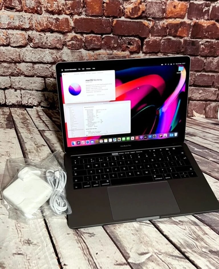 Apple MacBook Pro TouchBar 13” inch | 256GB SSD |4.8GHz | Adobe |Logic |Final Cut Office laptop