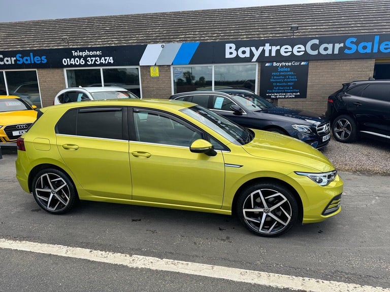 VOLKSWAGEN GOLF 1.5 eTSI MHEV Style Yellow Auto Petrol Hybrid 2022