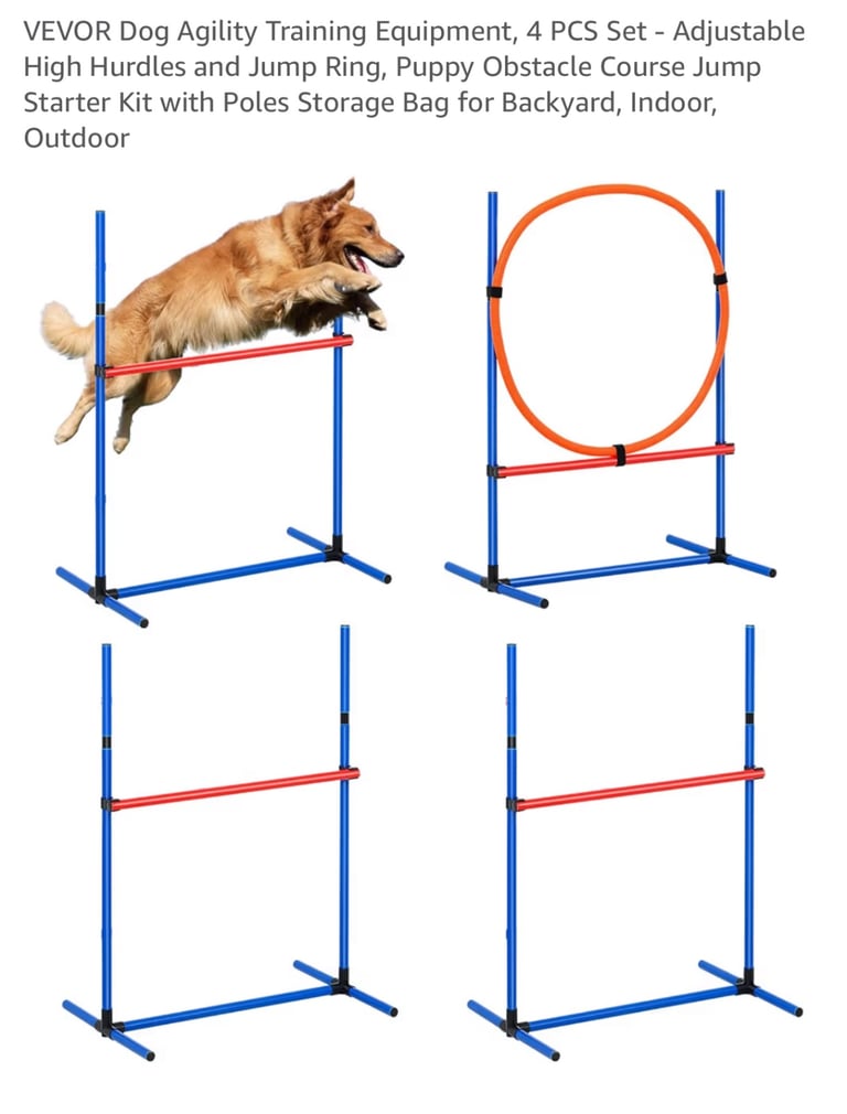 image for Dog agility set and carry case