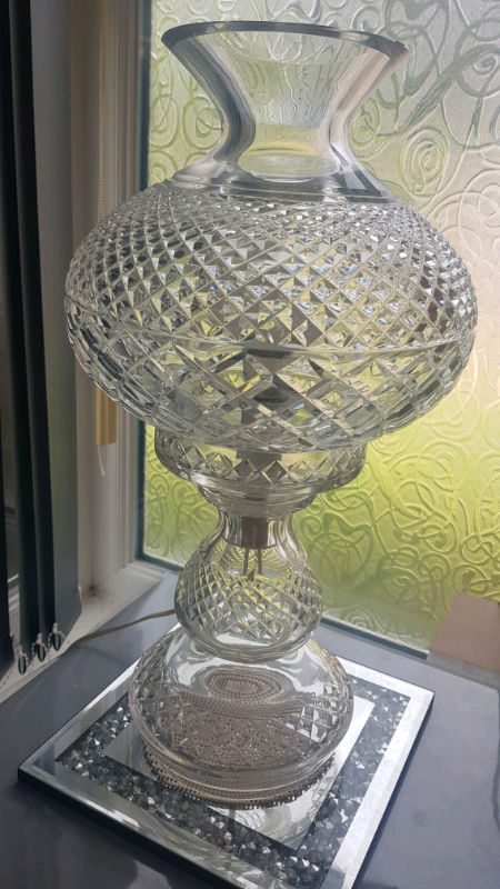 Waterford Crystal innishmore  lamp..Massive..