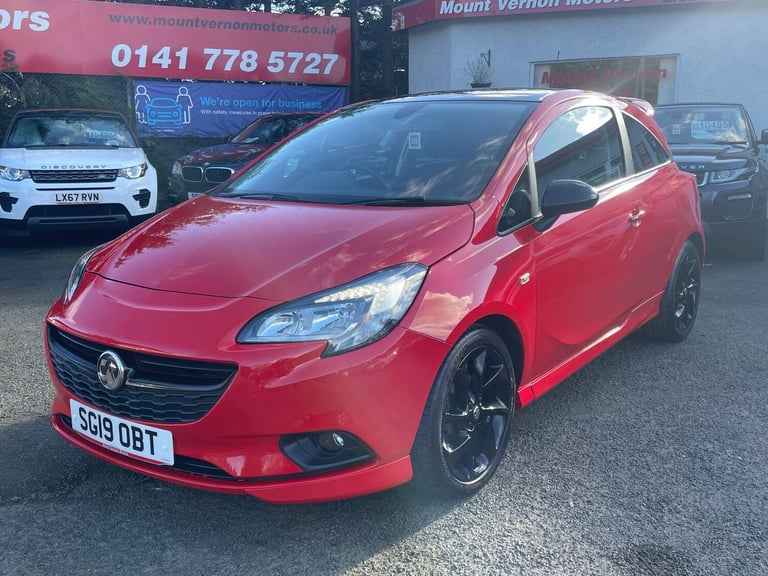 2019 Vauxhall Corsa 1.4i ecoTEC SRi VX Line Nav Black Euro 6 3dr HATCHBACK Petrol Manual