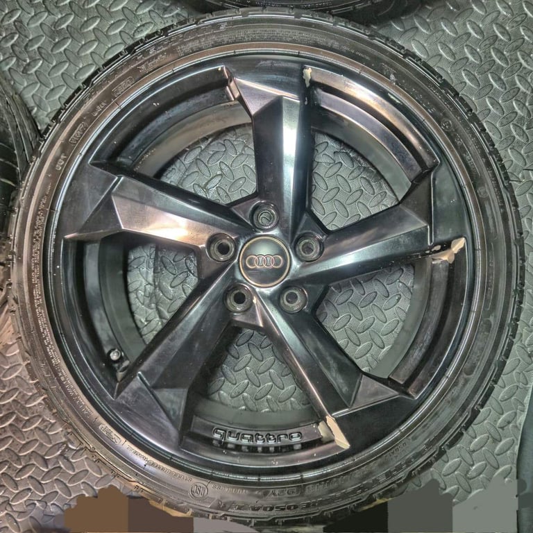 18" AUDI ROTOR QUATTRO ALLOYS/5×112/FIT AUDI, VW, SEAT/ FAST DELIVERY