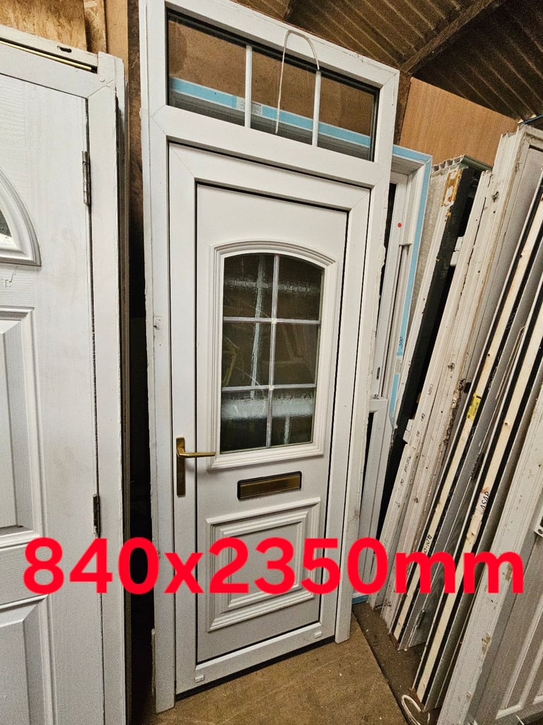 image for Upvc front door with top light bargain £75