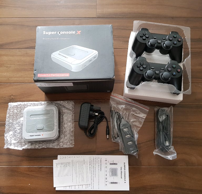 Super Console X - Retro Video Games Console with 46,498 Games