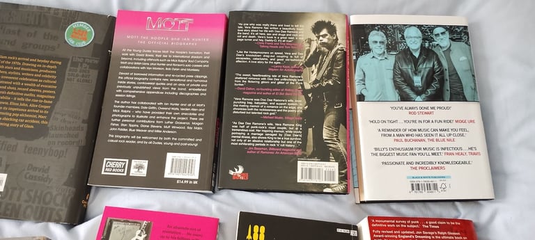 SEX PISTOLS MOTT THE HOOPLE ENGLANDS DREAMING JOHN LYDON GLAM ROCK BOOKS
