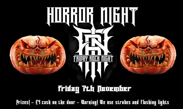 F.R.N. Horror night. 7th November 2025.